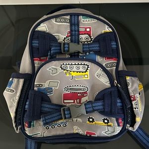 Pottery Barn kids mini construction backpack